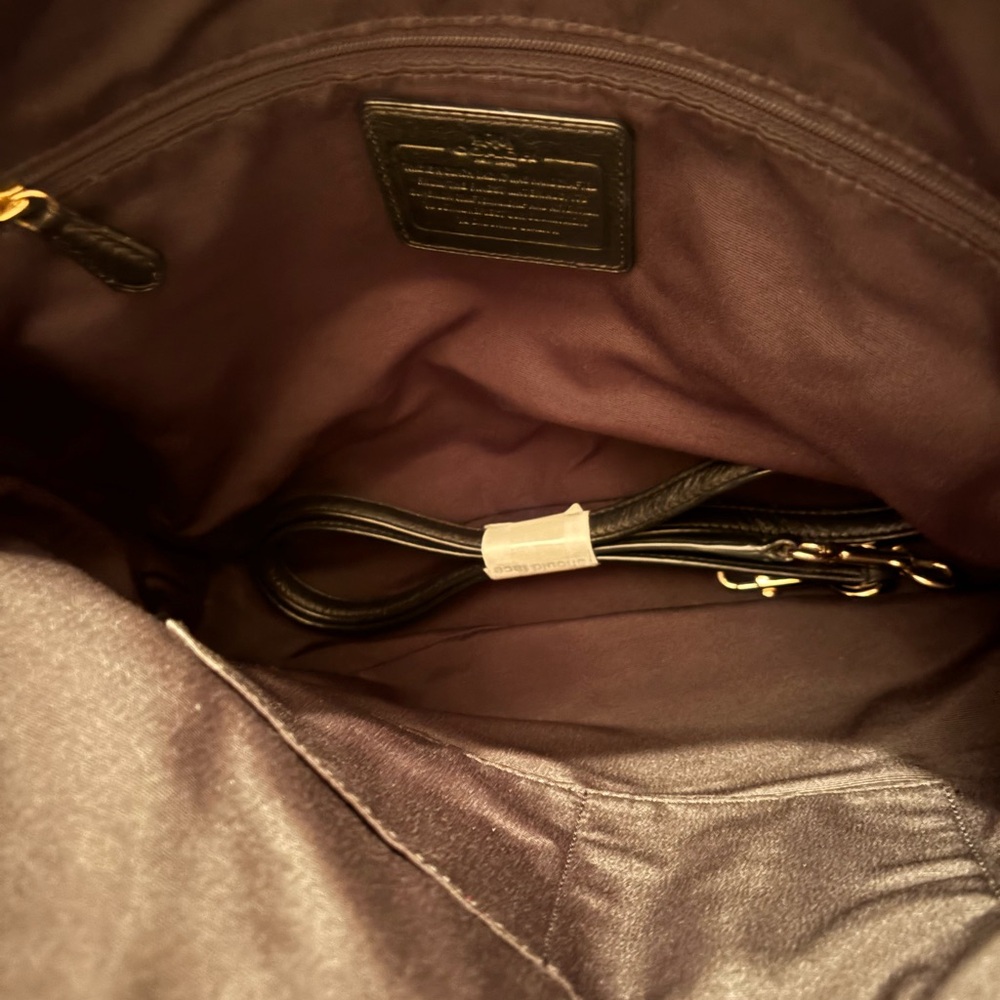 Coach‎ Black Twisted leather Shoulder Bag - Picture 7 of 10